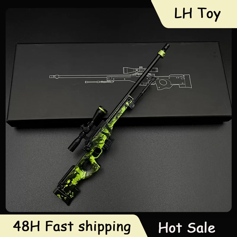 20cm GO'S Game Peripheral AWP | Containment Breach Ornament All Metal Gun Model Accessory Gun Skin Collections Boys Gifts