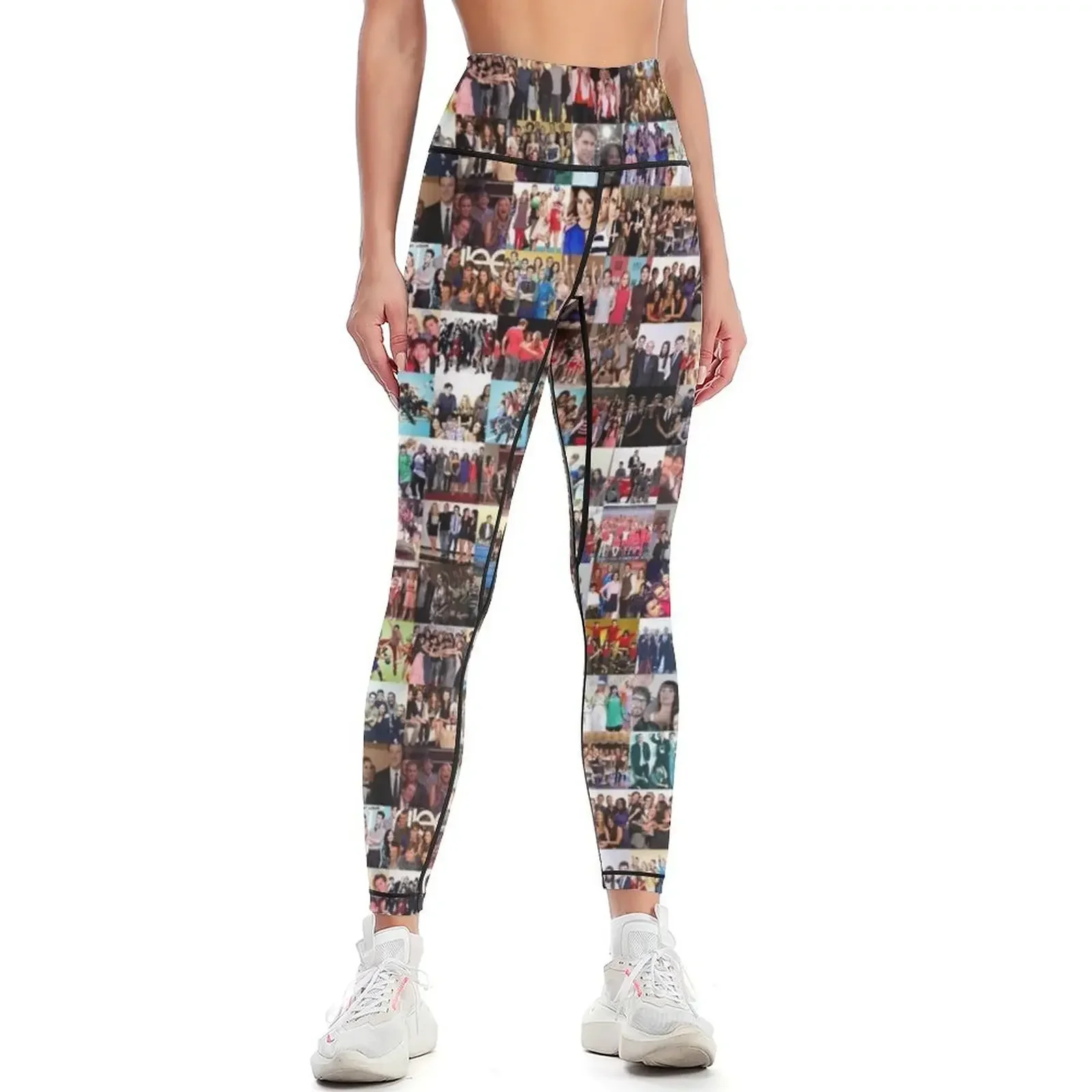 

Glee Cast Collage - Many Items Available Leggings sports for gym wear Sports pants woman Womens Leggings