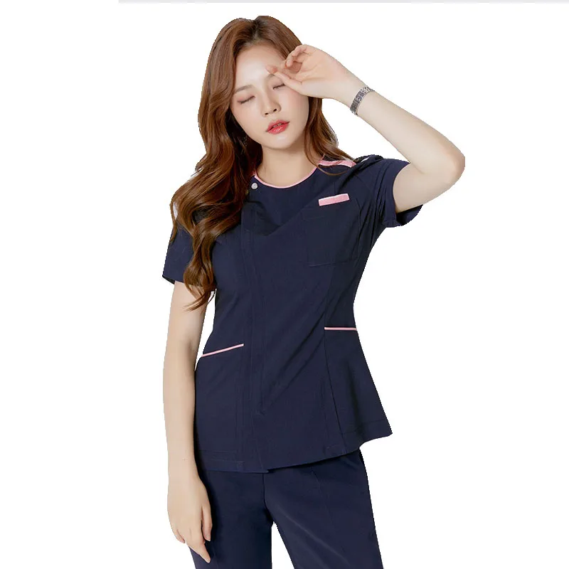 New Summer Work Uniforms for Beauty Salon Technicians Maternity Care Nurses Plastic Surgery Hospital Nurses Women's Style