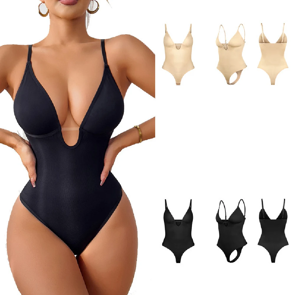 1PCS Ladies Underwire Bra Body Shaper Low Back Design Slimming Tummy Lifting Hip Bridal Bodysuit
