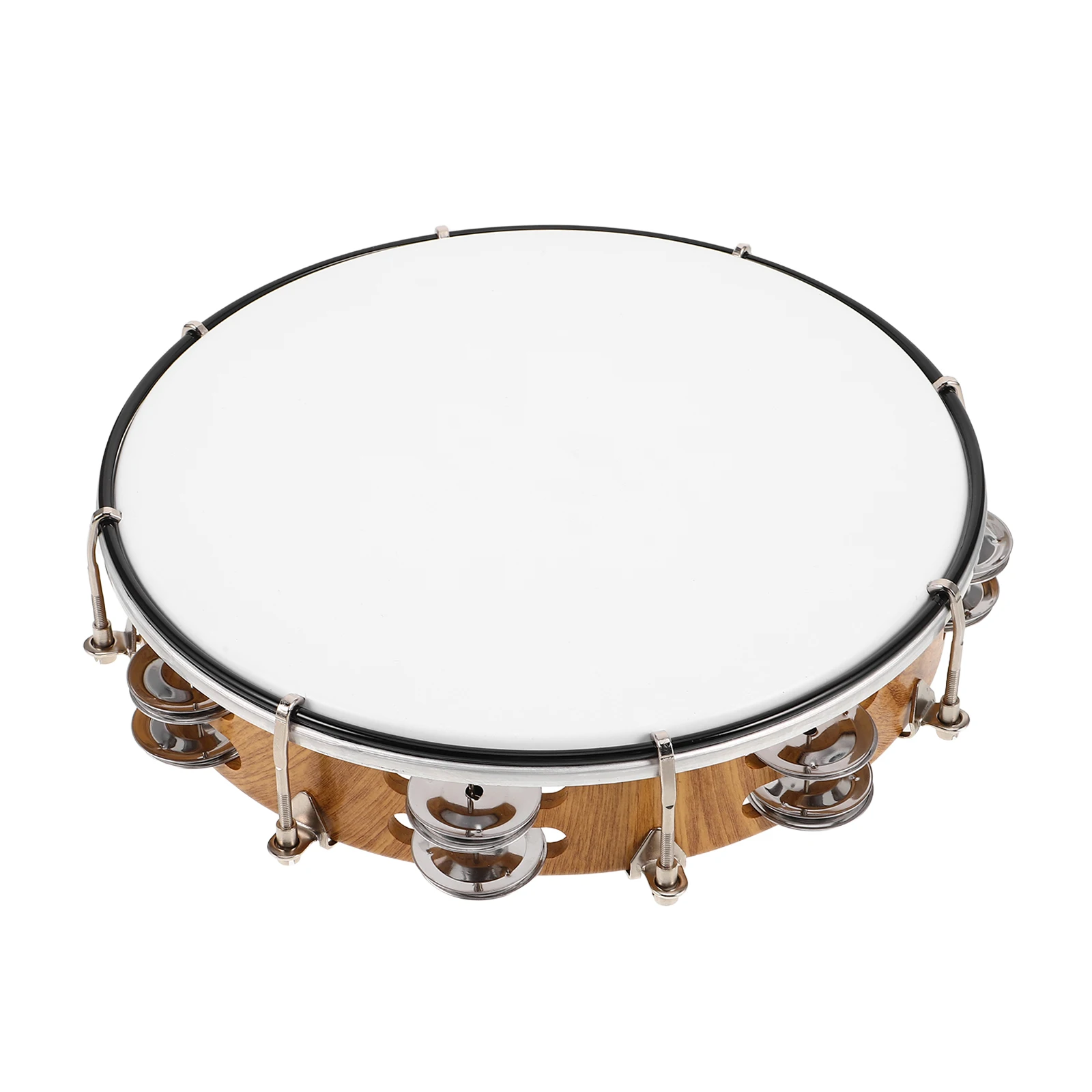 

10 Inch Color Tambourine Instruments for Adults Percussion Abs Hand Drum Performances