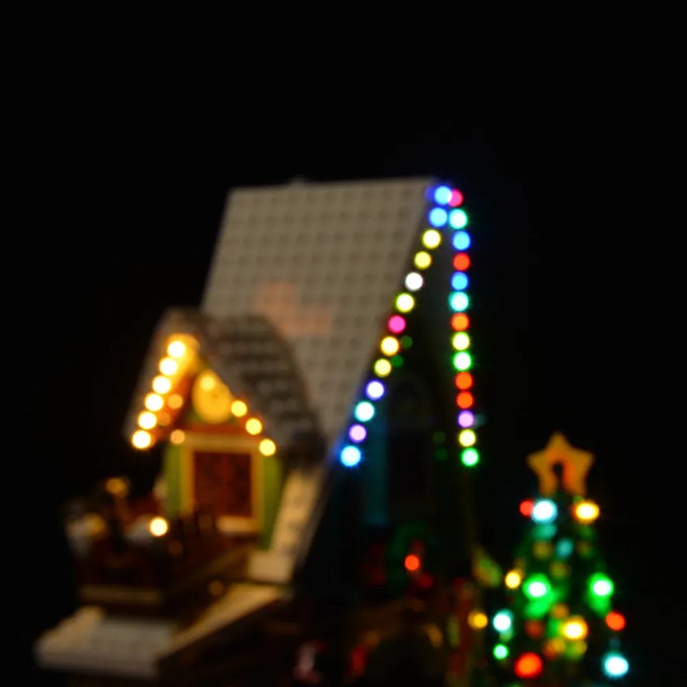 مجموعة إضاءة LED مناسبة لـ LEGO Elf Club House 10275 لبنات البناء والطوب DIY مجموعة ألعاب المصباح لا تشمل النموذج #3