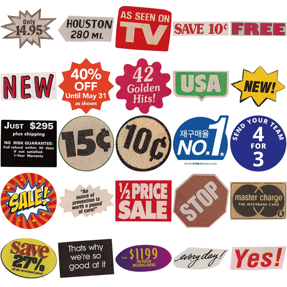 50Pcs Pop Style Vintage For Gift DIY Skateboard Luggage Refrigerator Notebook Motorcycle Waterproof Stickers image 5