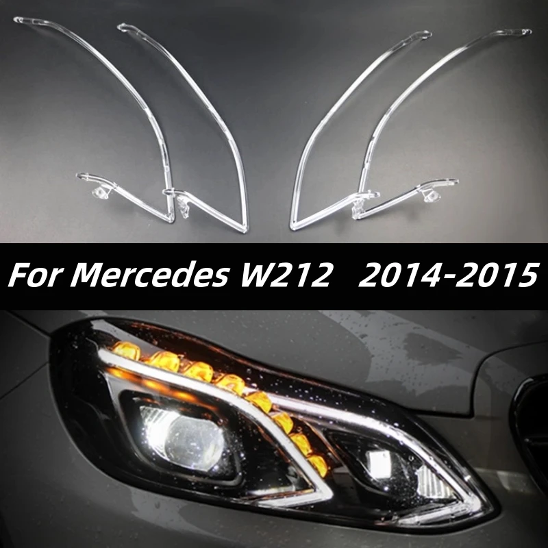 For MERCEDES BENZ E Class W212 2014-2015 Led Drl Daytime Running Guide Tube Accessories