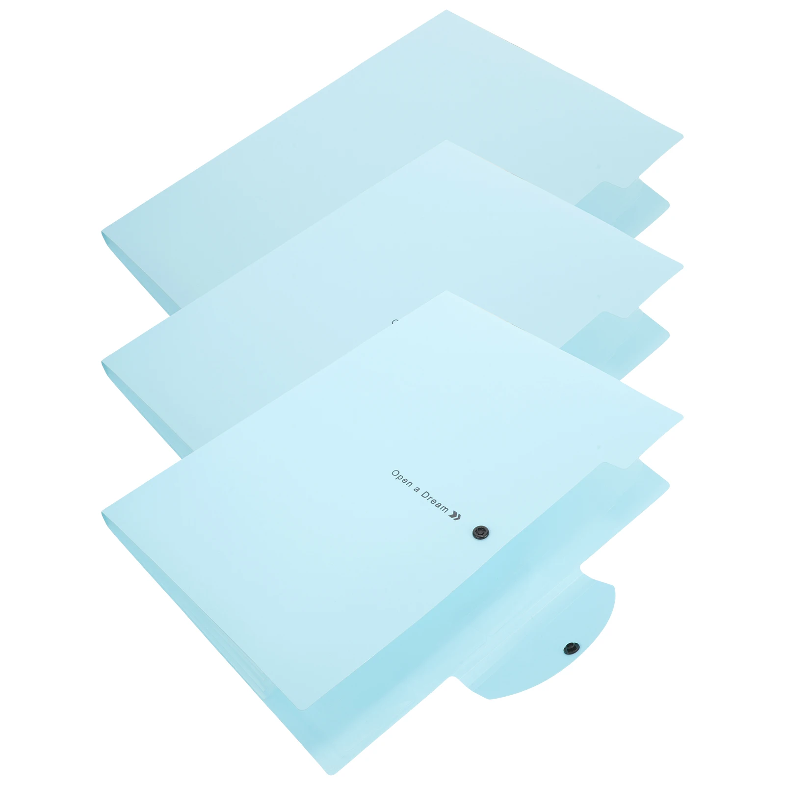 

3 Pcs File Organ Pack Binder Organizers Holder Folder Paper Pouch Office Various