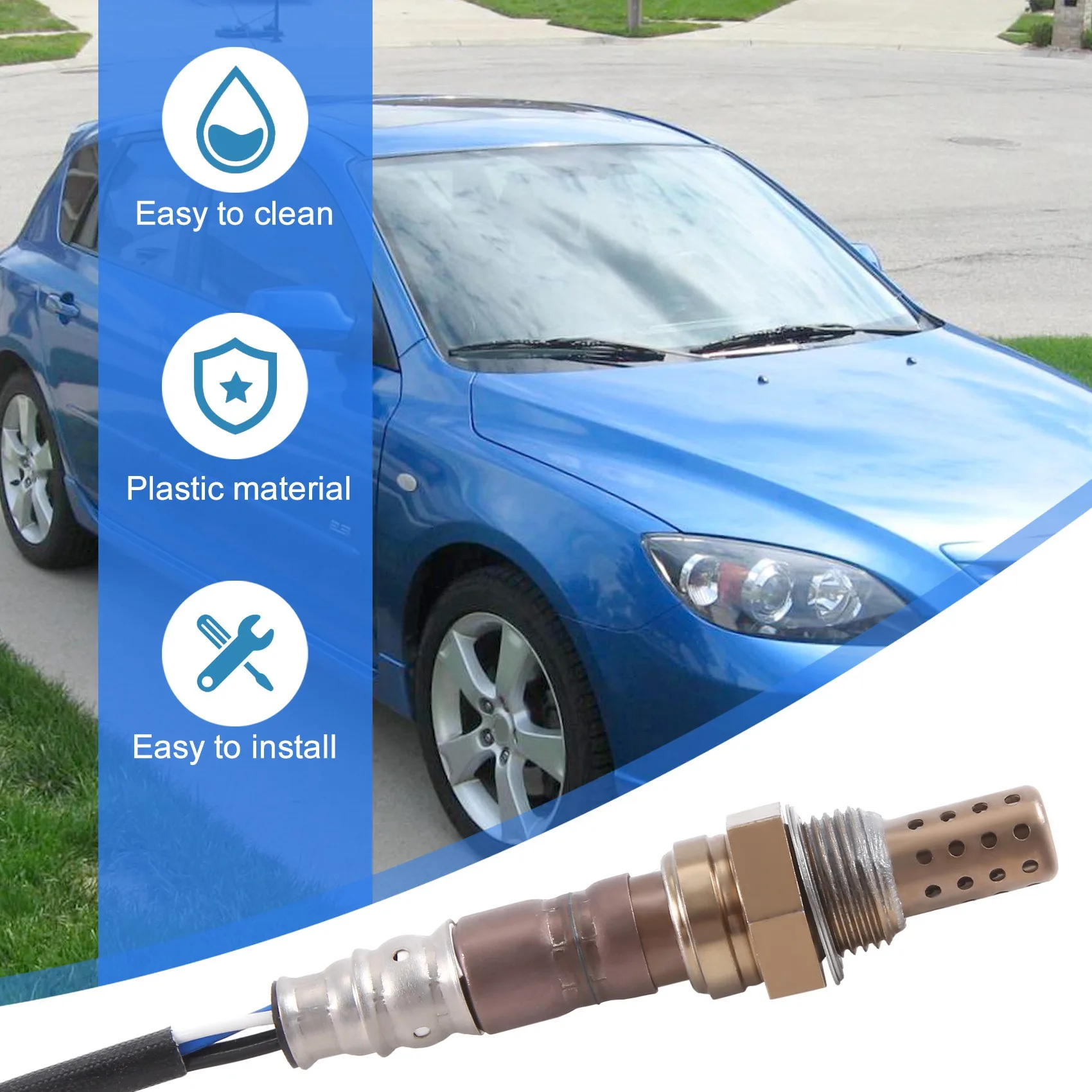 For 2003-2008 Mazda 3 1.4L 1.6L Probe Oxygen Sensor Z602-18-861-M53K