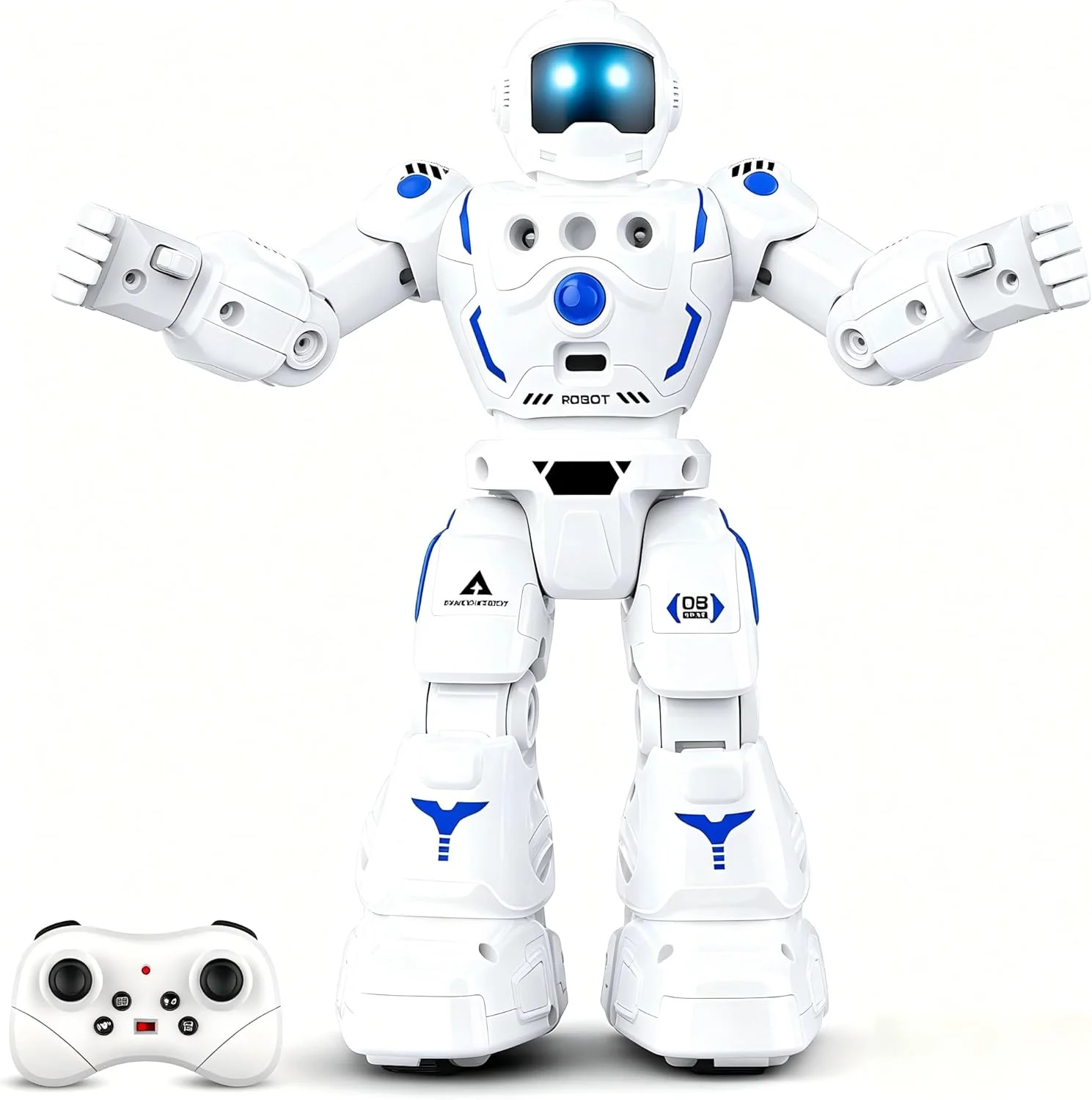 Remote control robot toy, capable of walking, sliding, singing, and dancing, RC gesture sensing control, Christmas and birthdays