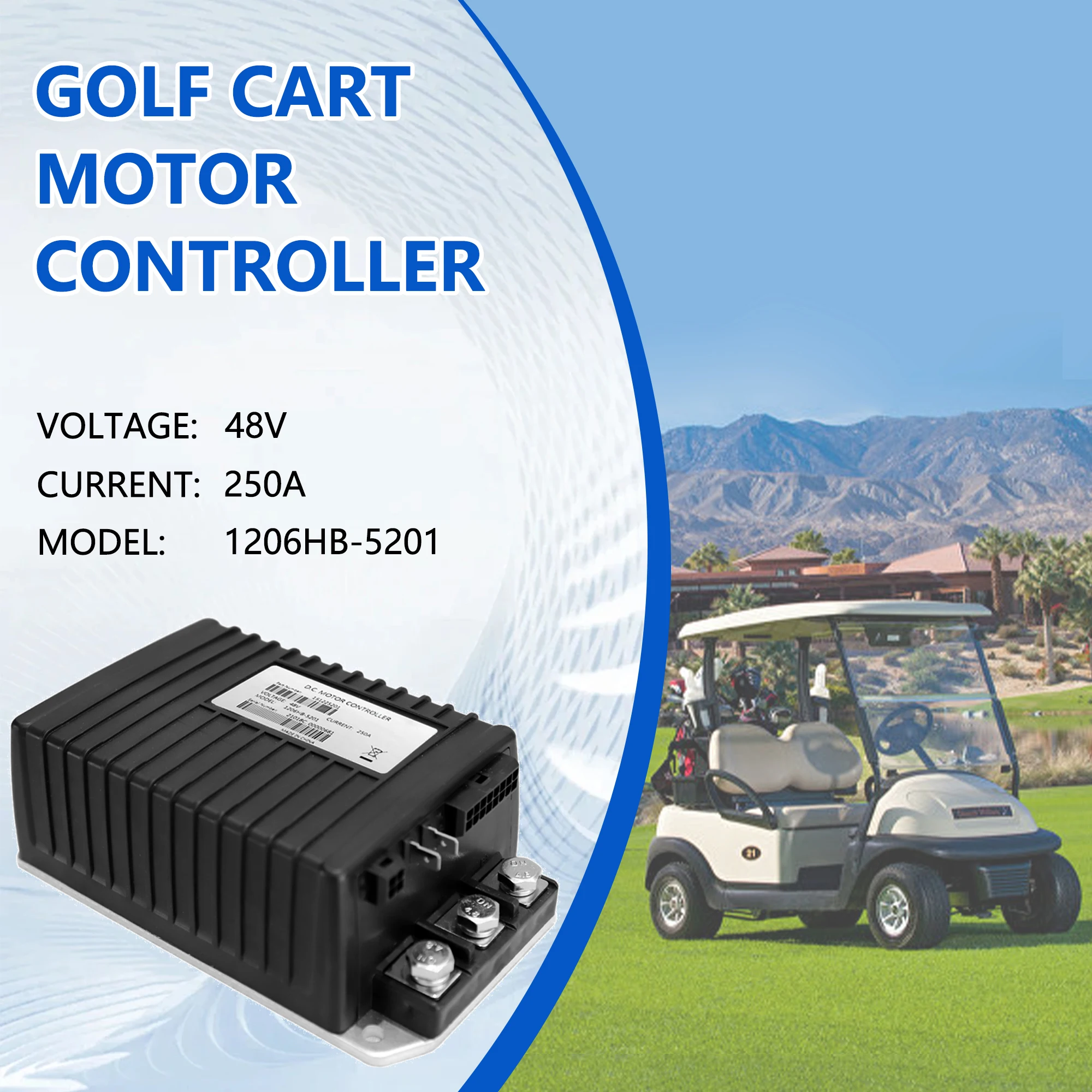1206HB-5201 48V 250A Motor Controller 612632 สําหรับCurtis EZGO TXT Express 2010-2025 รถกอล์ฟ