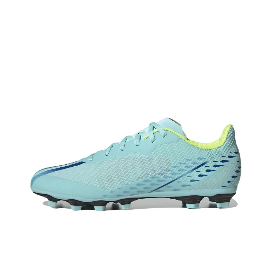 Adidas X SPEEDPORTAL.4 FG Firm Ground Slip Resistant, Abrasion Resistant, Lightweight Soccer Shoes Unisex Blue GW8492