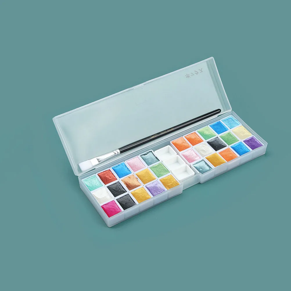 

Pencil Box Stationery Holder Large Capacity Watercolor Pigment Case Portable Pencil Container School Supplies ganizer Travel