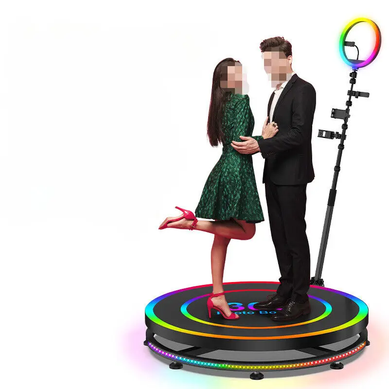 360 Photo Video Booth Automatyczna kabina wideo 60 cm-150 cm Obrót o 360 stopni Kontrola aplikacji Inteligentny pilot zdalnego sterowania