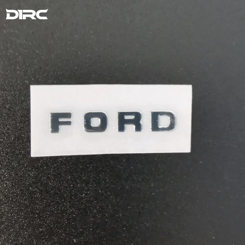 D1RC metal simulation sticker car shell decoration for 1/10 RC Crawler Car SCX10 TRX4 Ford BRONCO Upgrade Accessories