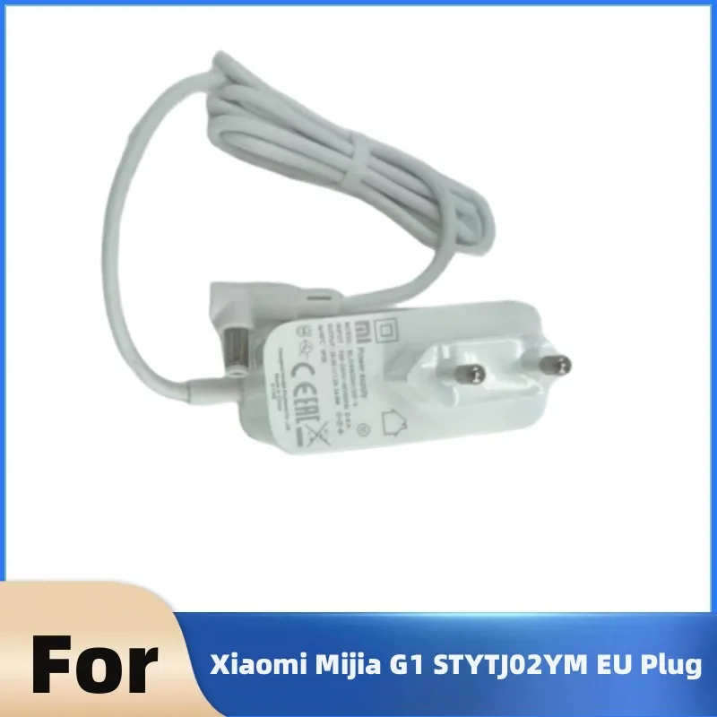 Mop Essential Power Adapter com carregador de limpeza, Peças sobressalentes, Acessórios, Plug UE, 20V, 1.2A, Xiaomi Mijia G1, STYTJ02YM