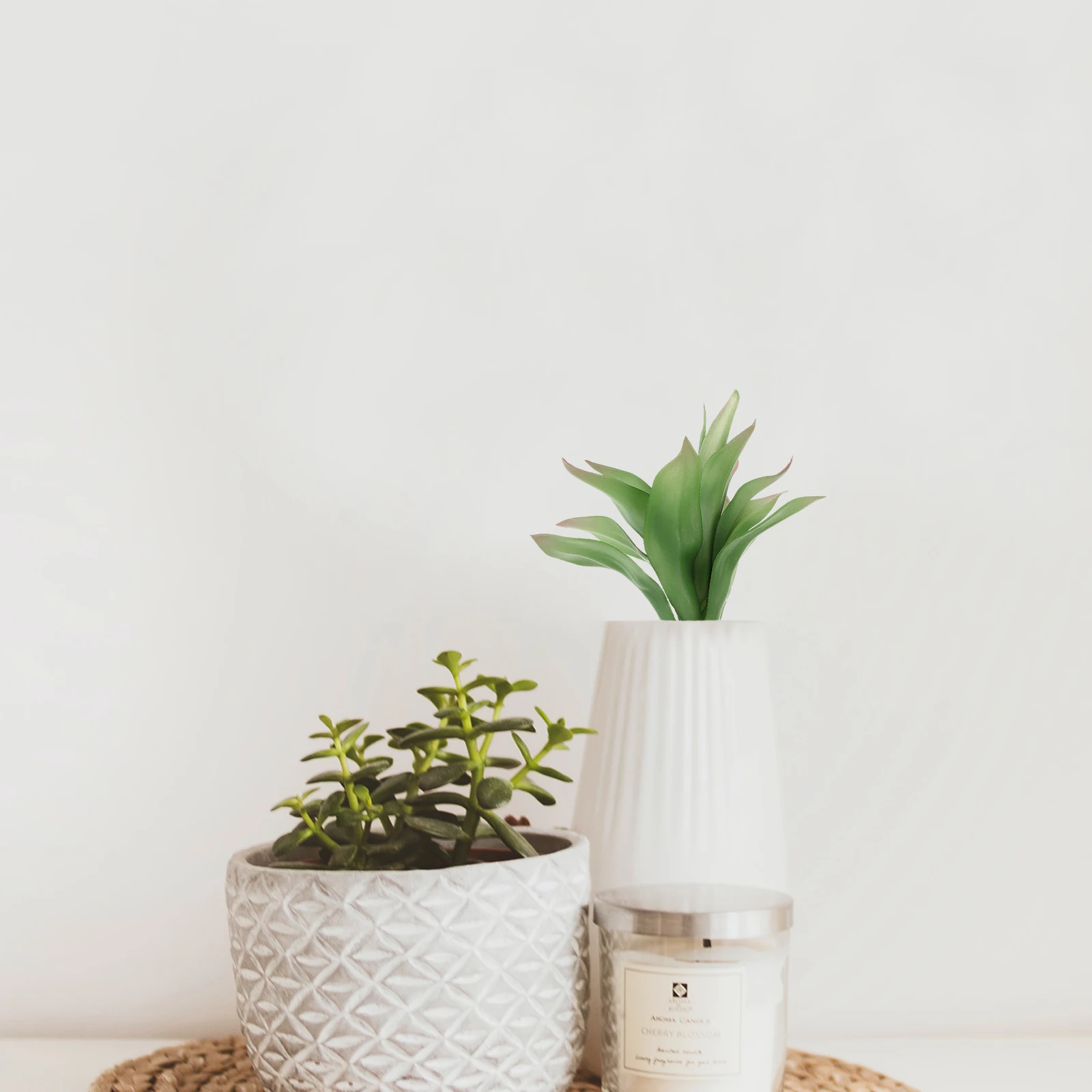 

1pc Artificial Succulent Plants Fake Decorative Plants Lifelike Plastic Faux Greenery For Home Office Desk Decor Simulation