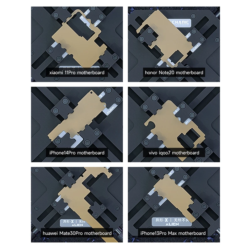 Universal Fixture MECHANIC ALIEN X Special Shaped Clamp for Motherboard Soldering Chip Degumming Repair Clamping Tool