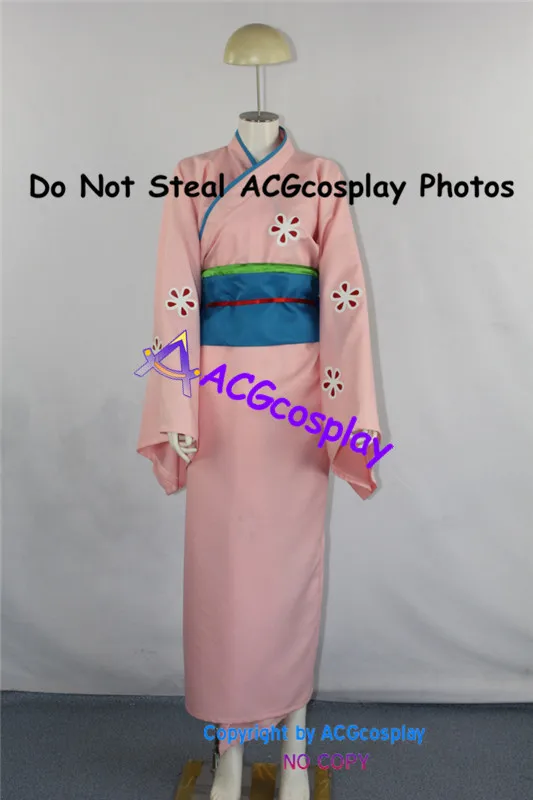 Gintama Tae Shimura Cosplay Costume acgcosplay kimono costume Gin Tama cosplay