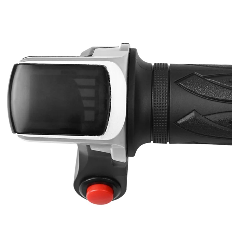ABIB -Electric Bike Throttle With LCD Display Handle Throttle For 36V Twist Throttle Scooter E-Bike Parts