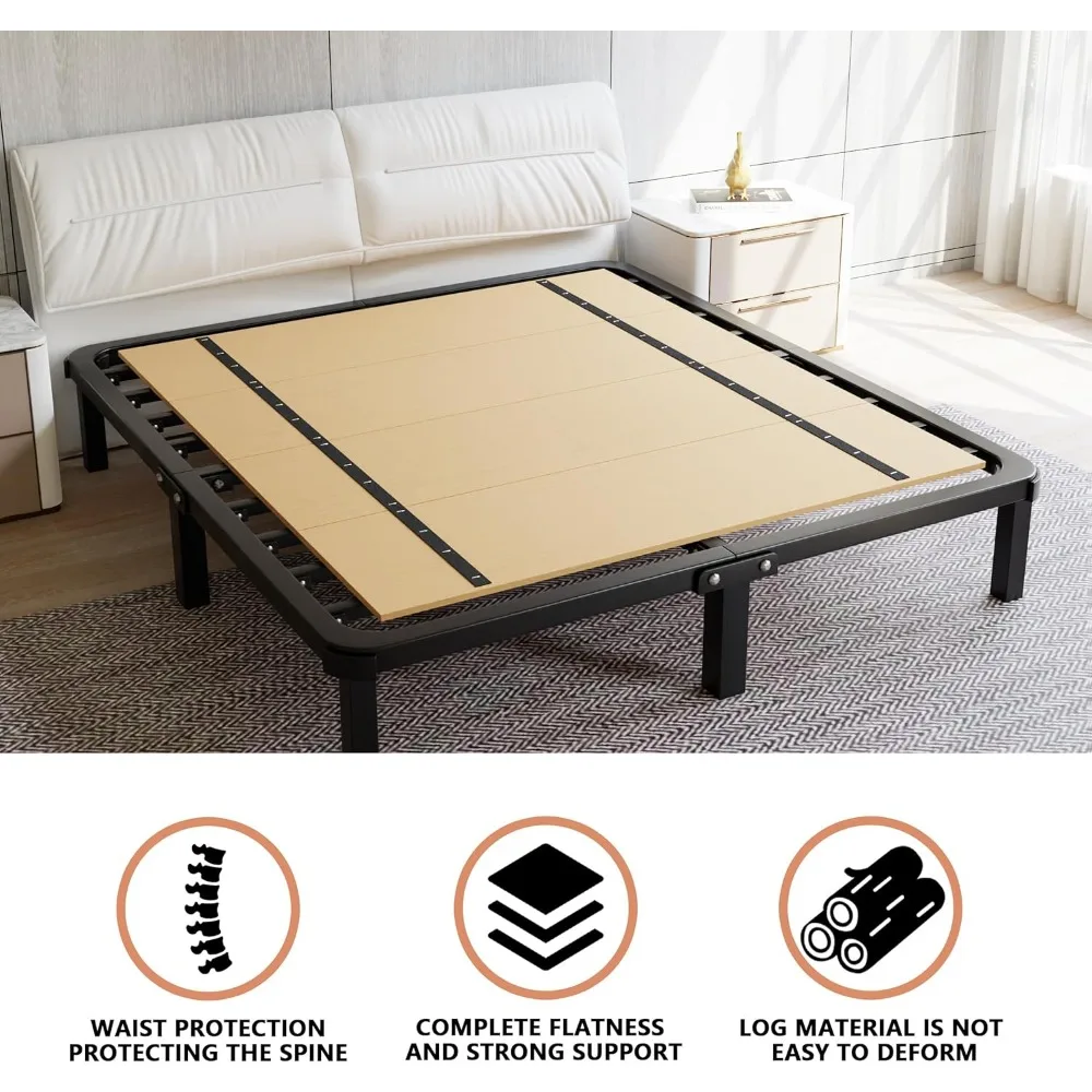 شرائح دعم السرير ذات الحجم المزدوج الربيعي القابلة للطي مع لوحة بطابقين لدعم المرتبة المحسنة