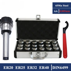 ER20 ER25 ER32 ER40 ER Collect Chuck Spring Clamps Chuck Set Morse Holder MTB2 MTB3 MTB4 MTB5 Suit CNC Milling Lathe Tool Holder