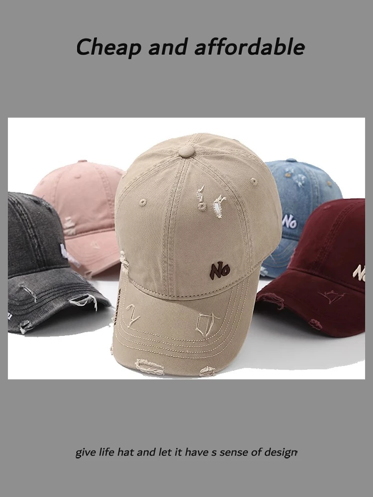 American retro baseball cap spring and summer show face small street cap couple tide