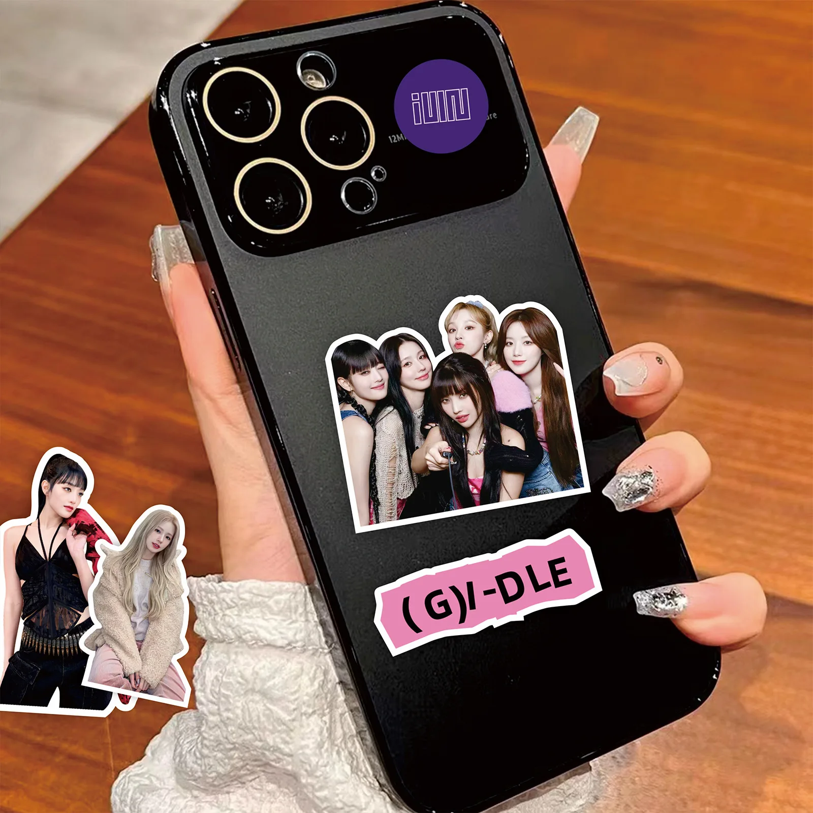 Hand Tent (G) I-DLE Song Yuqi Surrounding Ye Shuhua, Zhao Meiyan, Tian Xiaojuan, Celebrity Same Style Decorative Sticker