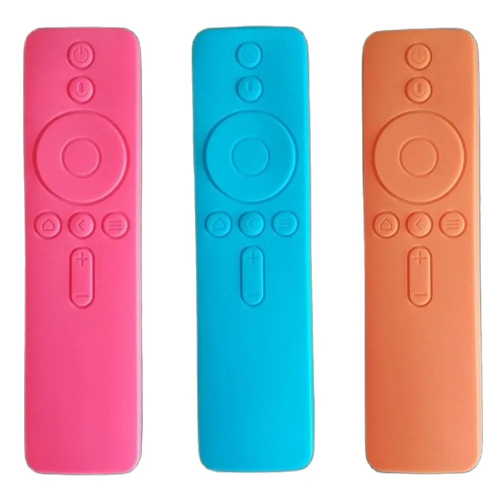 Silicone Remote Control Cover for Xiaomi TV 4A MiBox 4 Anti-slip Anti-fall Dustproof Solid Color Protective Remote Control Case