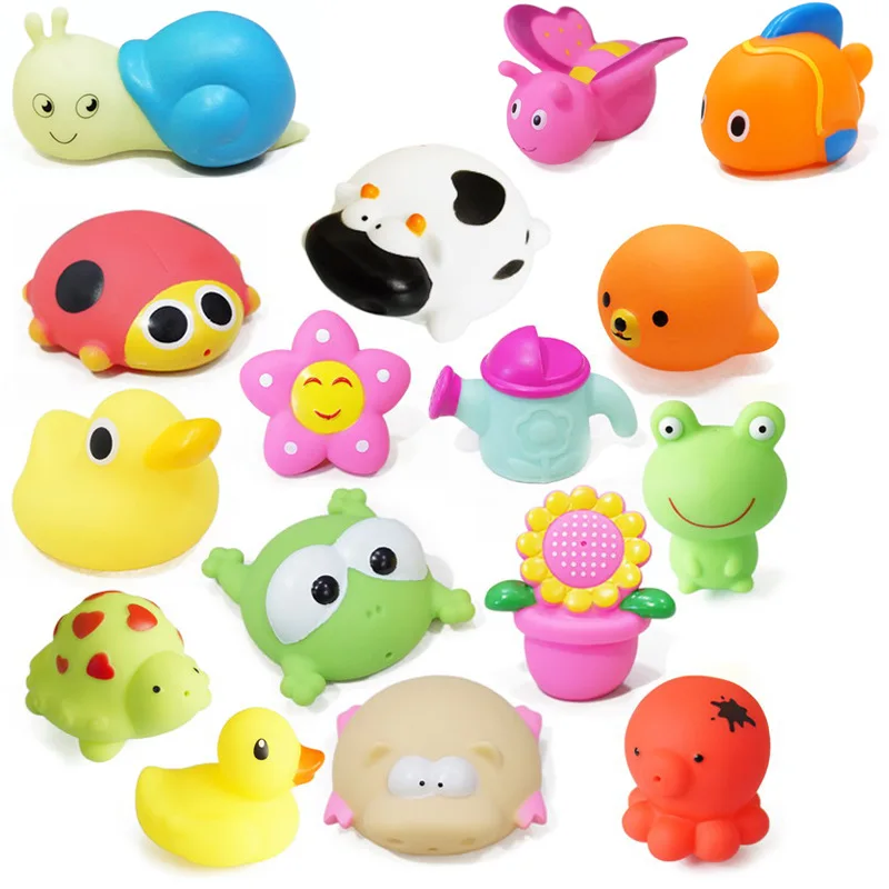 

Water Toys PVC Cartoon Animal Water Spray Toy Summer Bathroom Shower Water Play Toy