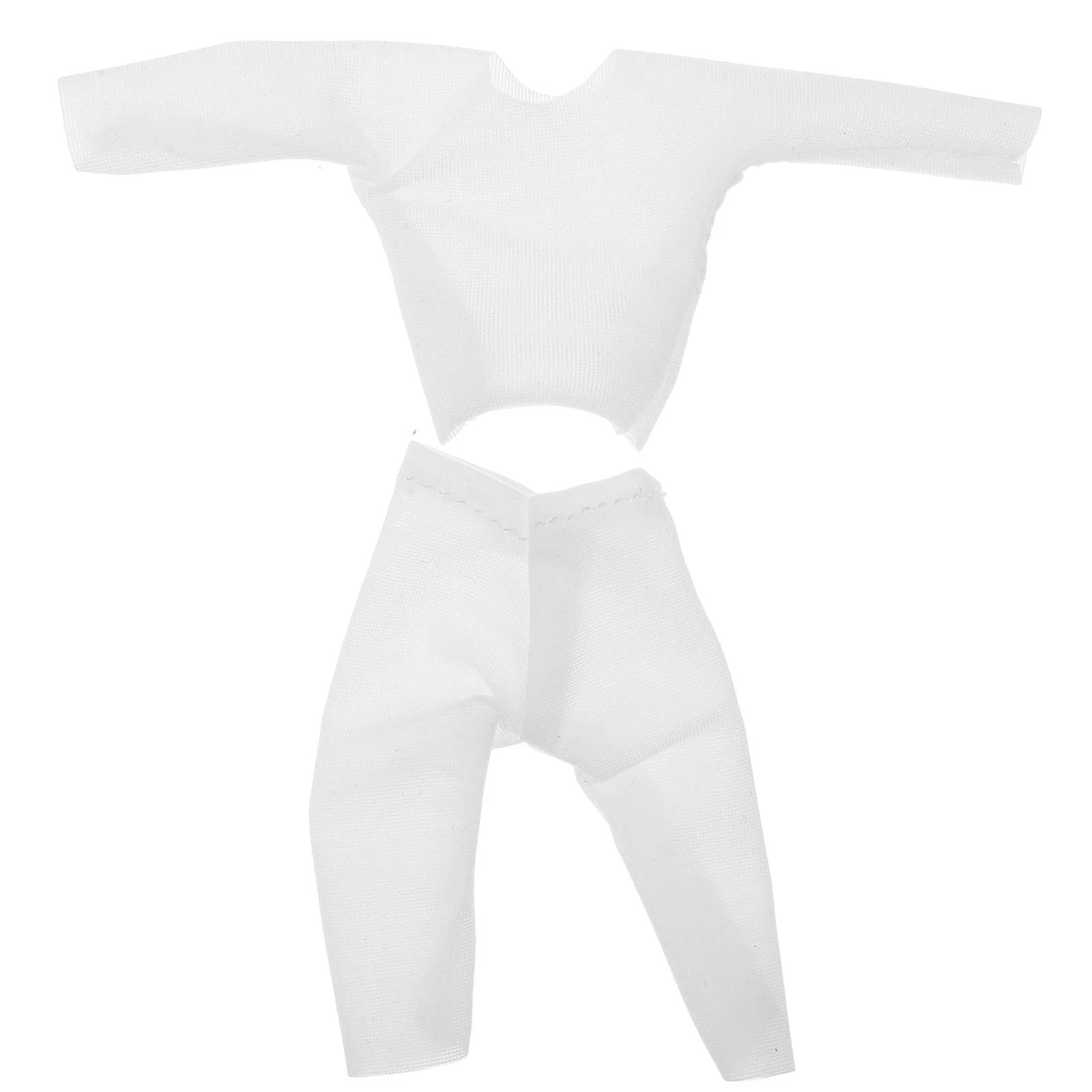 Apparel Anti-staining Clothing Adorable Decor Shirt Jumpsuits Elastic Clothes for Replacement White Autumn Outfit