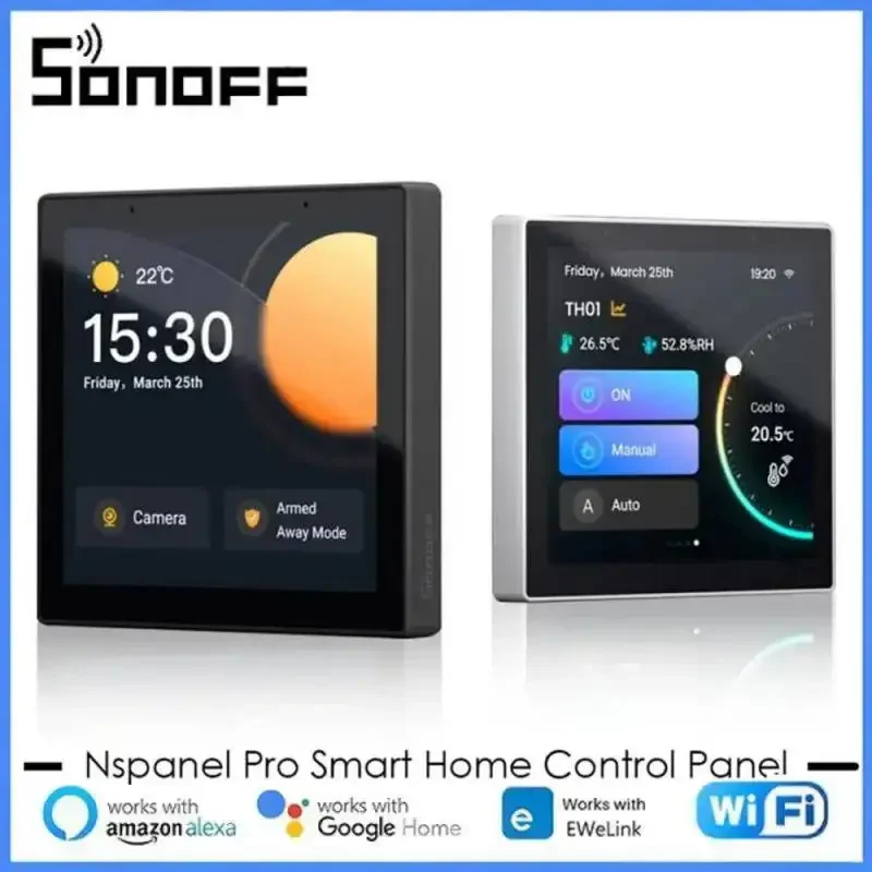 SONOFF NSPanel Pro Smart Home Control Panel Thermostst Power Consumption DIY Scene Wall Switch Module Support All Sonoff Devices