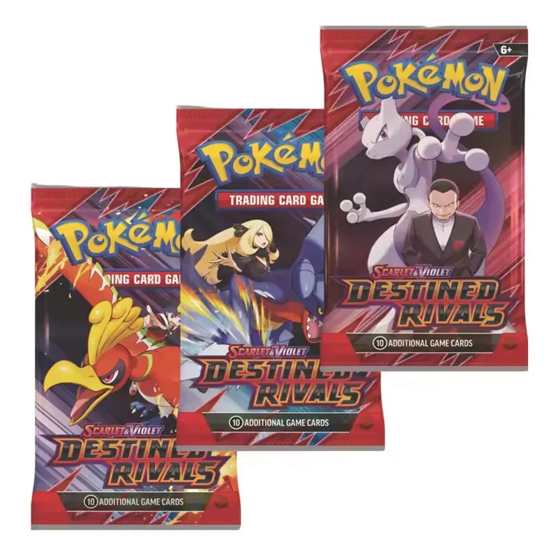 

360Pcs Pokemon Card Scarlet Violet Destined Rivals Prismatic Evolutions Journey Together English Booster Battle Transaction Card