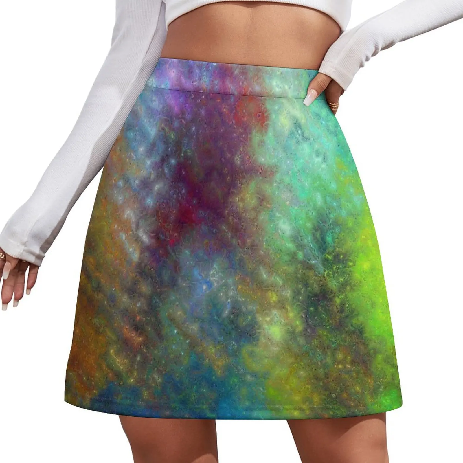 

Fading Light Mini Skirt korean style clothes new in dresses Skirt satin summer dress for women 2026