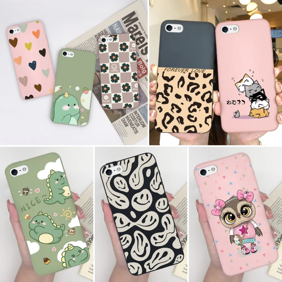 For Apple iPhone 5 5S 5SE 6 6 Plus Phone Case Dinosaur Soft Silicone Cover For iPhone5 5 S SE iPhone6 6Plus Coque Funda Bumper