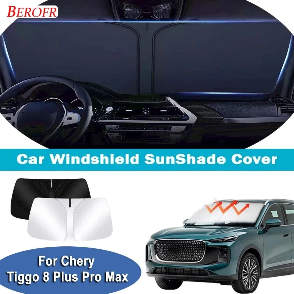

For Chery Tiggo 8 Plus Pro Max 2020-2024 Car Windshield Sunshade Cover Front Window Sun Shade Heat Insulation Auto Accessories
