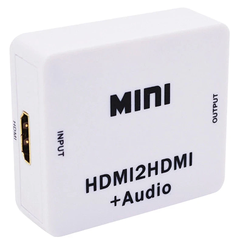 1080P HDMI Audio Extractor Splitter HDMI to HDMI 3.5mm Audio Extractor HDMI Digital to Analog 3.5mm out Audio For PC Laptop HDTV