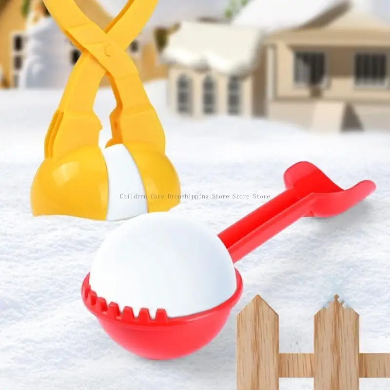 Snowballs Maker Toy Winter Outdoor Snow Fight Toy with Snowballs Launchers Guns