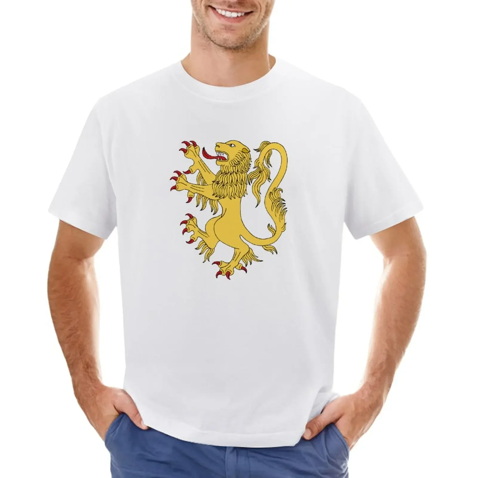 Lion Rampant T-Shirt oversizeds graphics mens t shirt