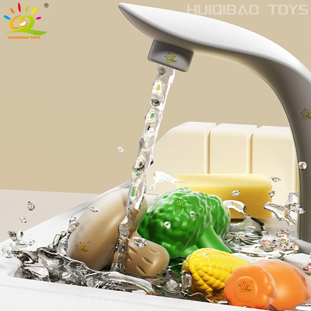 3in1ベビーキッチンおもちゃ食器洗いシンクグリル電気食器洗い機ごっこ遊び家事教育玩具子供向け