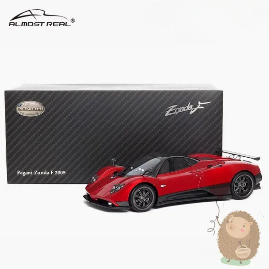

Коллекционная модель автомобиля Pagani Zonda F 2005 года, масштаб 1:18, из сплава, красная, Almost Real