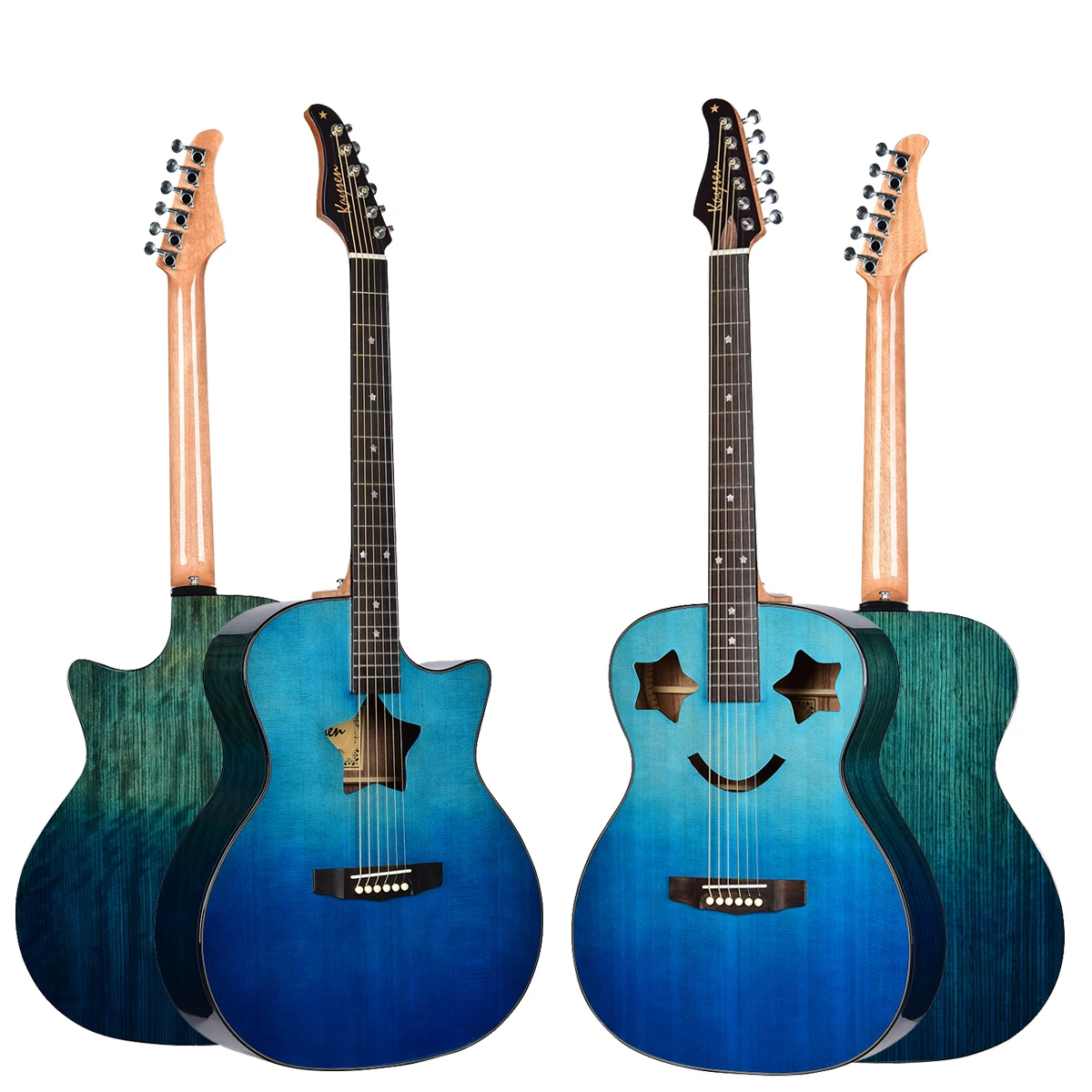 

China Guitar Manufacturer Kaysen High Quality Wholesale Solid Acoustic Guitar With Equalizer