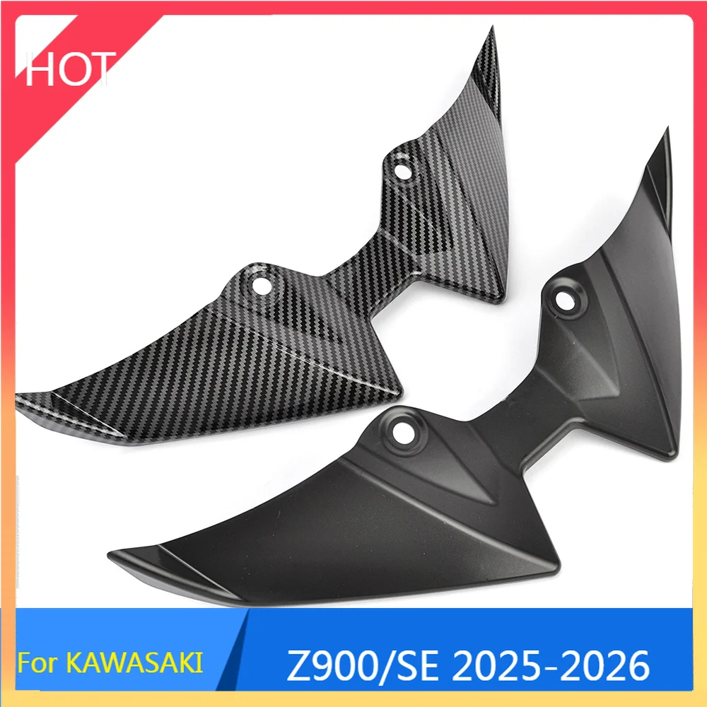 For Kawasaki Z900 SE Z 900 Z900SE 2025-26 Front Spoiler Frontal Sport Naked Downforce Spoilers Winglet Deflector Beak Nose Cone