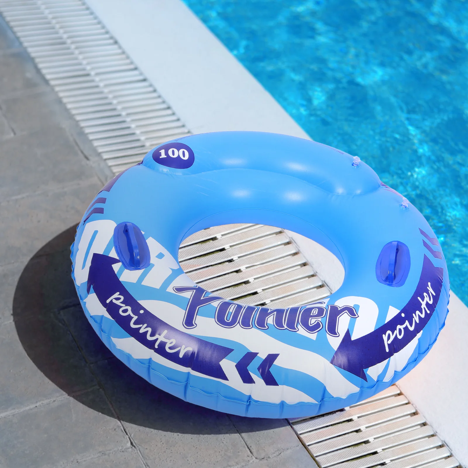 

Double Chamber Swim Inflatable Pool Safety Ring For Adults Reusable Swimming Tube Beach Float Ring Pvc Swim Aid
