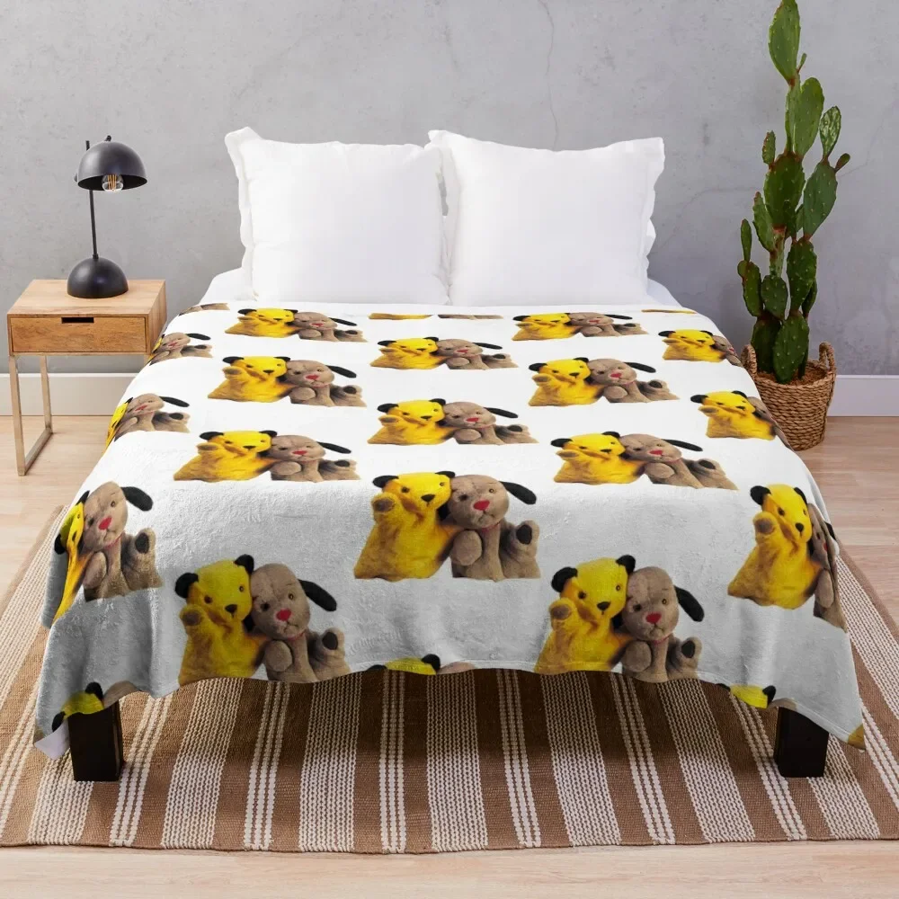 Sooty and sweep Throw Blanket wednesday manga Blankets