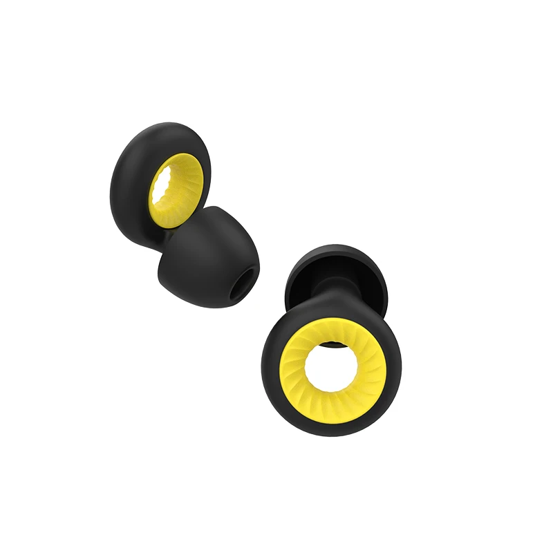 1 pair of super soundproof earplugs, immersive noise reduction sleep artifact, sleep mute earplugs made of silicone