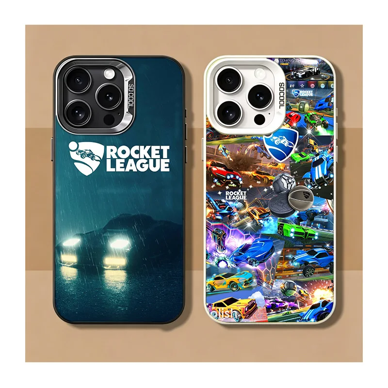 Funda para Teléfono con Diseño de Rocket League Car Soccer para iPhone 17 Air 17E 16E 16 Pro Max 15 Pro 14 Plus 13 12 Mini 11 7 8 SE2 SE3
