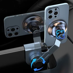 Magnetic Holder Free Adjustable for Tesla Model 3/Y/HIGHLAND 2024 Car Phone Holder Screen Side Mount Car Phone Holder