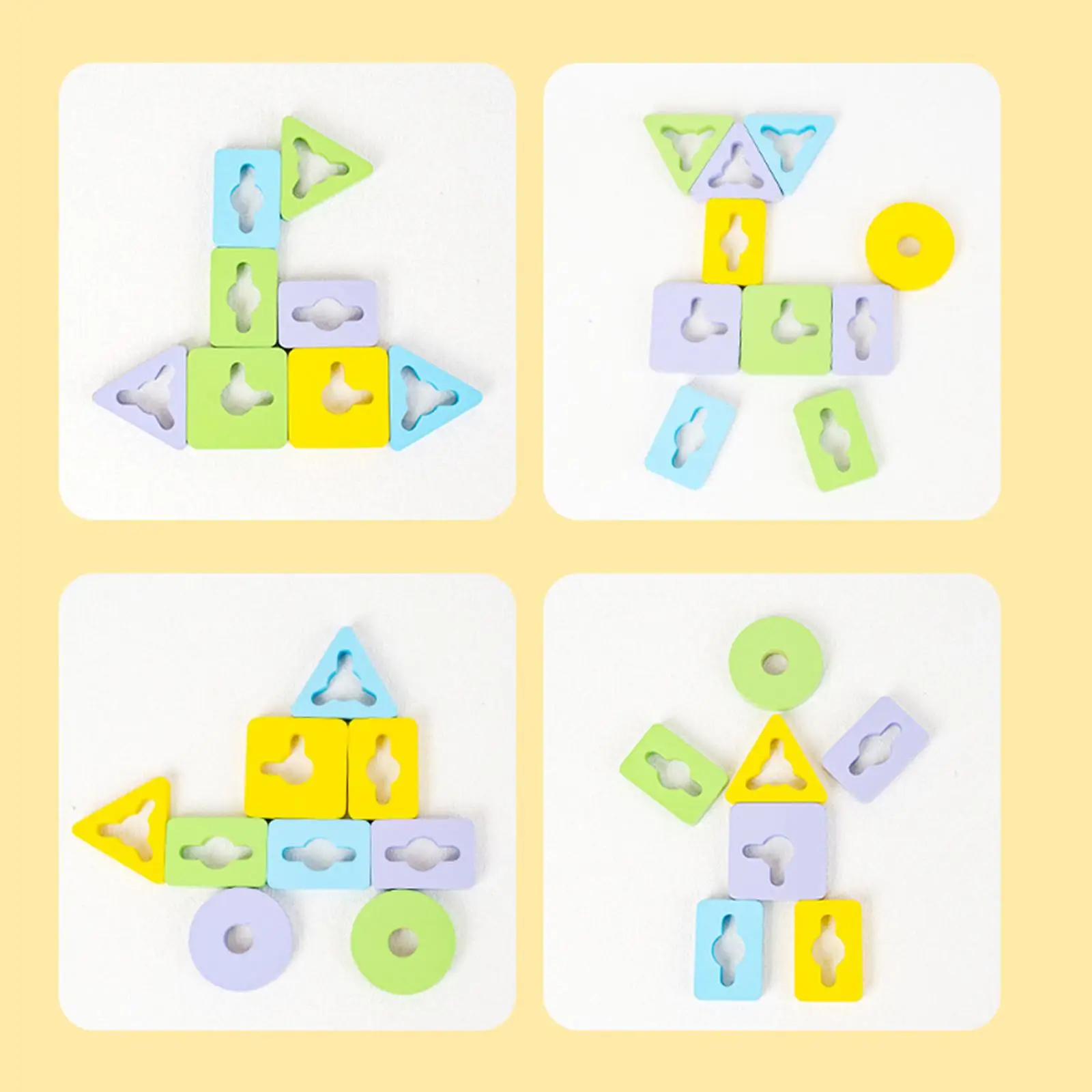 

Shape and Color Sorter and Stacking Early Educational for Ages 3+ Years Old