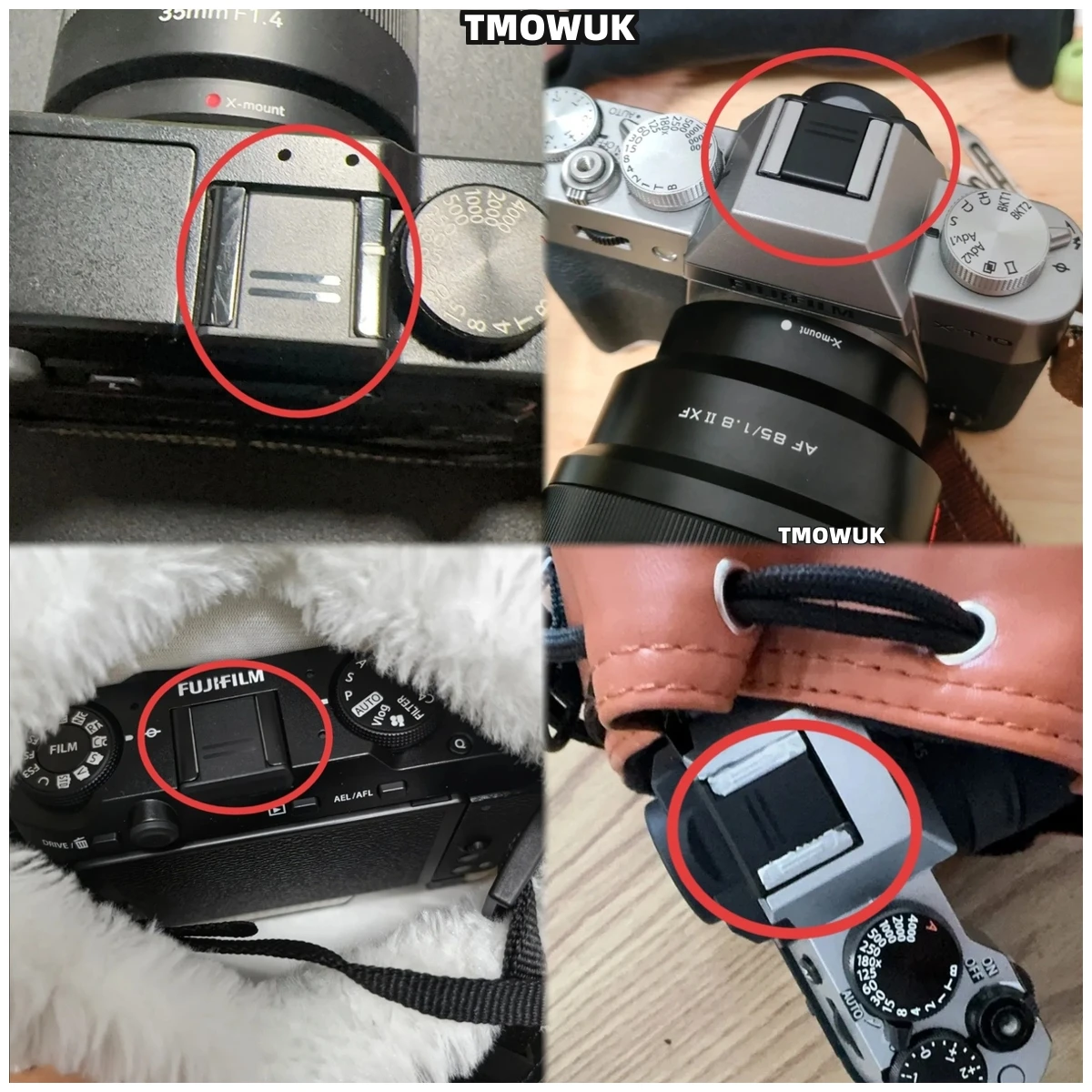 

For Fujifilm X70 GFX ETERNA GFX100 X100VI GFX100RF GFX100II X-T5 X100V Hot Shoe Cover Camera Accessories Cap Protector