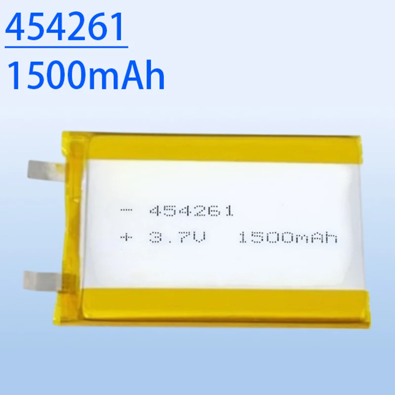 454261 3.7V 1500mAh LiPo Rechargeable Battery Lithium Polymer Battery for Portable Devices,505060 505573 906090 126280 805080