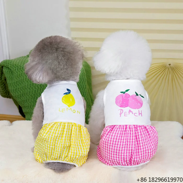 Spring Summer Lightweight Breathable Comfortable Daily Dog Cat Pet Clothes