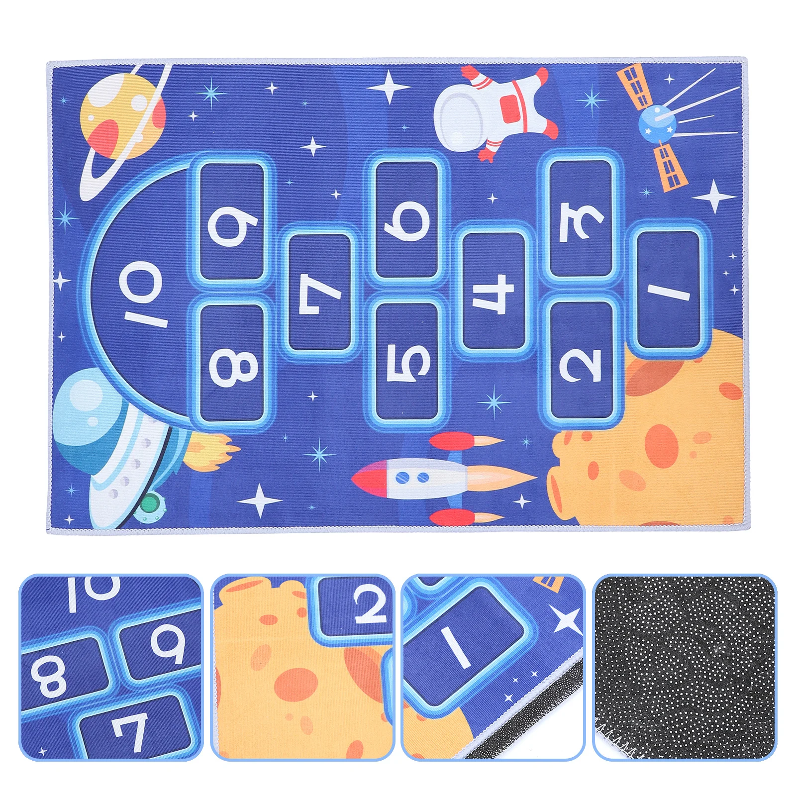 1 Stück Kinder-Spielmatte Lustig Bedruckter Spielteppich für Schlafzimmer Wohnzimmer Dekorativer Kindersicherer Rutschfester Teppich Kinderzimmer-Teppich